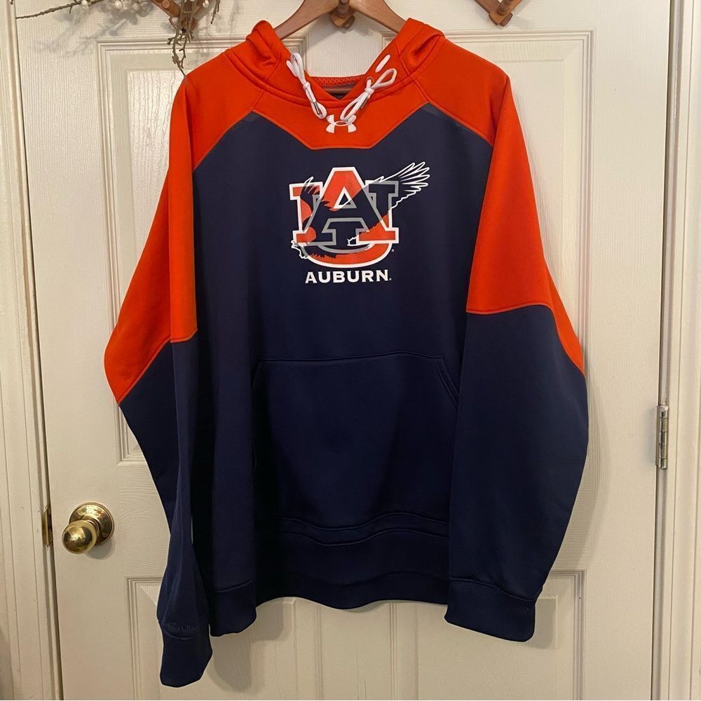 Under Armour Blue and Orange Athletic Sweater